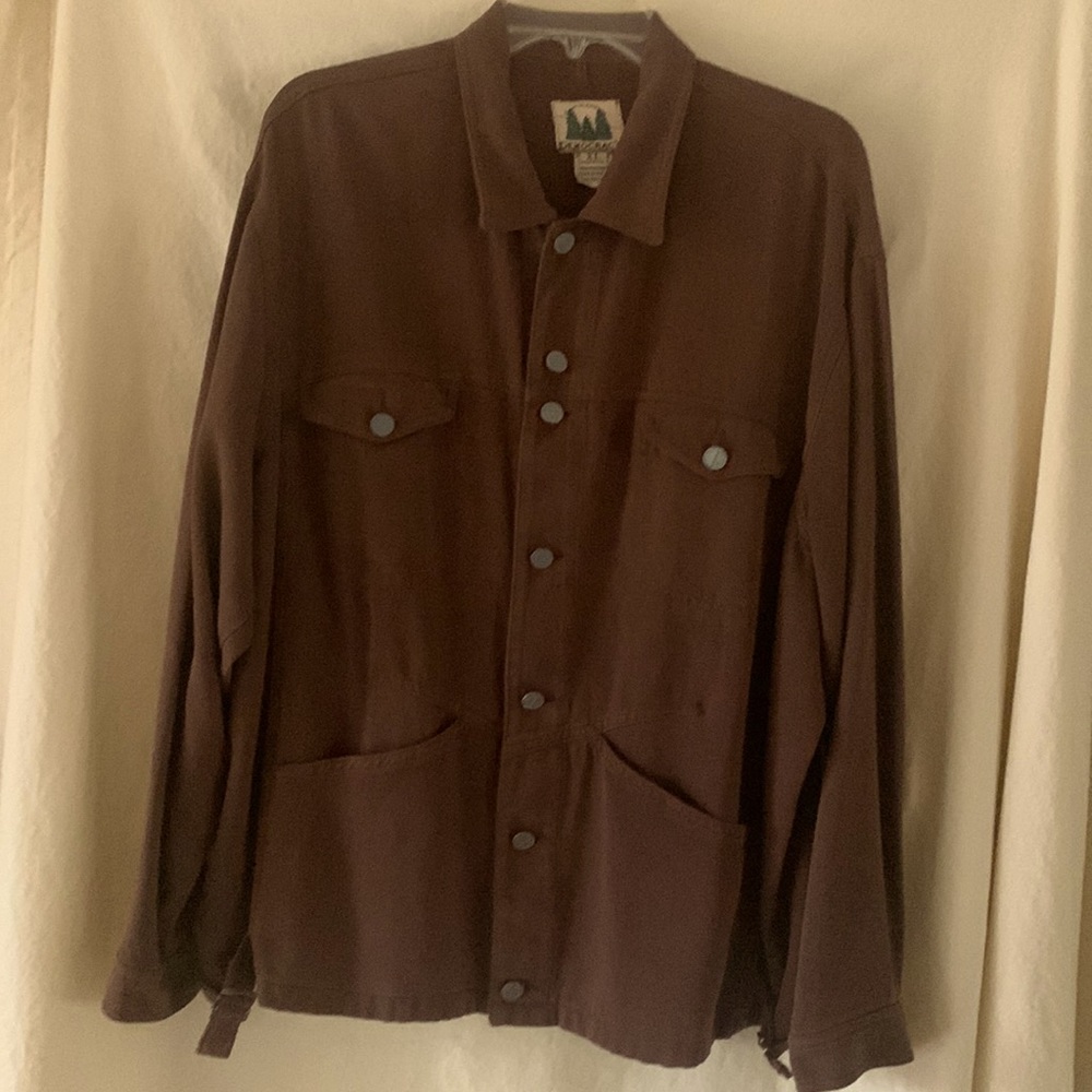 Democracy brown Jean jacket. Size XL.